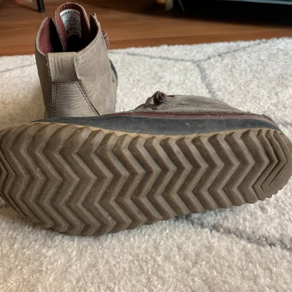 Sorel Women's Out N About Leather Ankle Boots - Picture 4 of 7